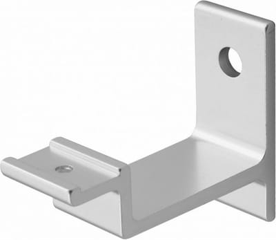 Hermeta leuninghouder - 3541-01 - Aluminium - Keilbout bevestiging - Vlak zadel - per stuk