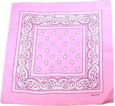 Zac's Alter Ego Bandana Paisley baby roze  Roze/Wit