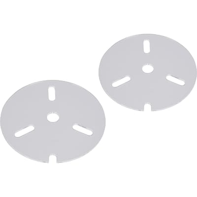 2 pièces Couvercles Anti-Saut pour Aquarium avec Trou Plaque Acrylique Ronde Couvercle d'Aquarium pour Poissons Reptiles Tortues Épais 3mm