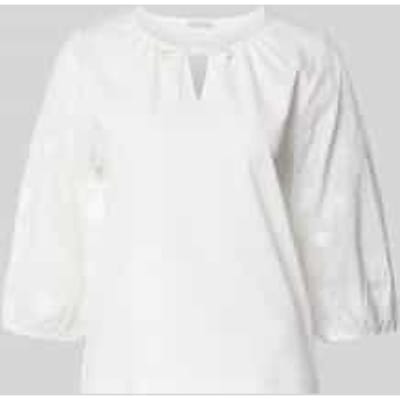 regular fit blousetop van katoenmix
