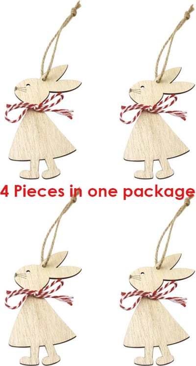 Paasdecoratie gepersonaliseerd in hout | Paascadeau | Hanger Pasen met naam | Pasen | Pasen hanger | Houten aanhangwagen | Paasnest | paasmandje/konijntje