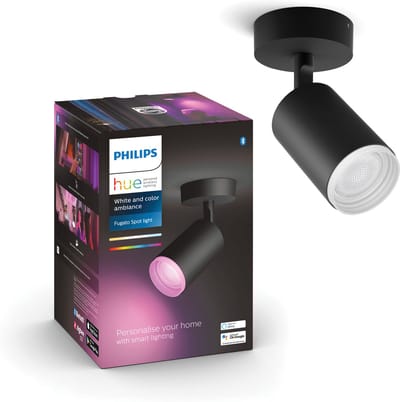 Philips Hue Opbouwspot Fugato Zwart 5,7w