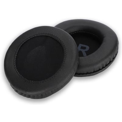 Universele Oortelefoon Oorkussens Katoenen Kussen Met LR Markering Zwart voor 85mm Koptelefoons black