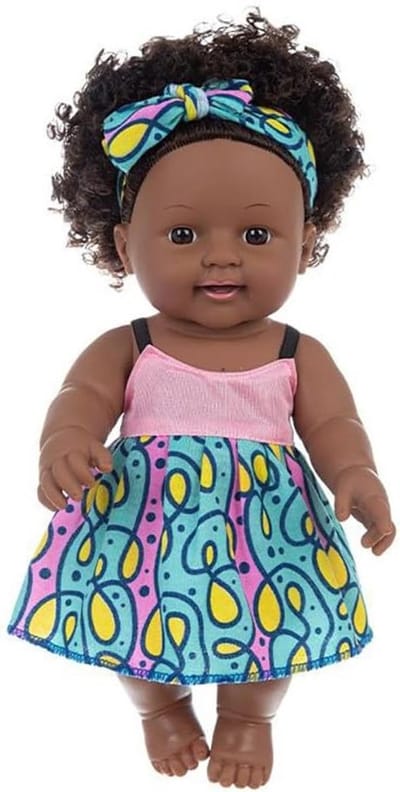 Mini Babypop - Slapende Pop - Rollenspel - Wasbaar Vinyl Lichaam - 30 cm - Type 5