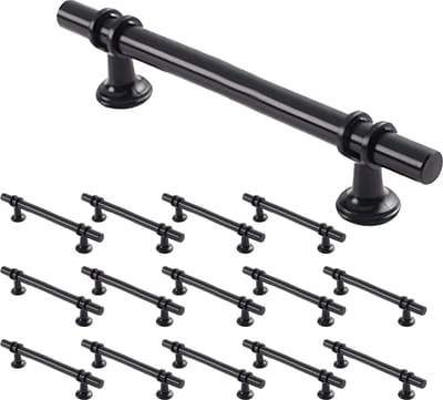 Somstyle Kast Handgreep Set - 15 Stuks - 183 x 34 x 12 MM - Deurknoppen voor Kasten - Meubelknop - Kastknoppen - Zwart