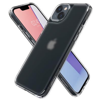 Spigen Quartz Hybrid Matte Clear Backcover voor de Apple iPhone 14 Plus - Transparant