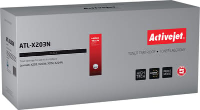 ActiveJet Supreme ATL-X203N - black - toner cartridge (alternative for: Lexmark X203A11G)