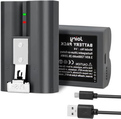 2 stuks vervanging voor ringaccu, V4 batterijen, 7200 mAh Li-Ion camera-accu, compatibel met Ring Video Doorbell 2/3/4/3plus, Stick Up Cam (2nd/3rd Gen)/Spotlight Cam/Peephole Cam