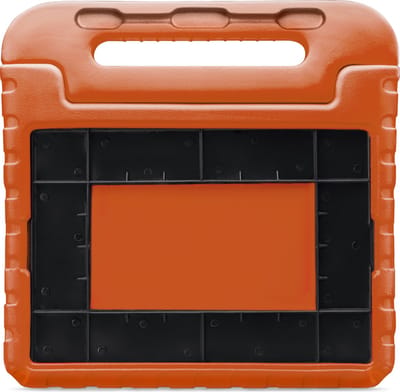 Xccess Kids Guard Tablethoes geschikt voor Apple iPad 10.2 (2019/2020/2021) / Air 3 / Pro 10.5 Kinder Tablethoes met Handvat - Oranje