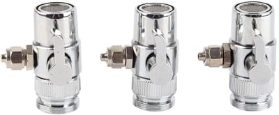 Dailygoods - Kraanafsluiter Set - M22 Draad met Aerator - Ideaal voor Badkamer - Waterbesparing - Eenvoudige Installatie - Geschikt voor Diverse Krane...