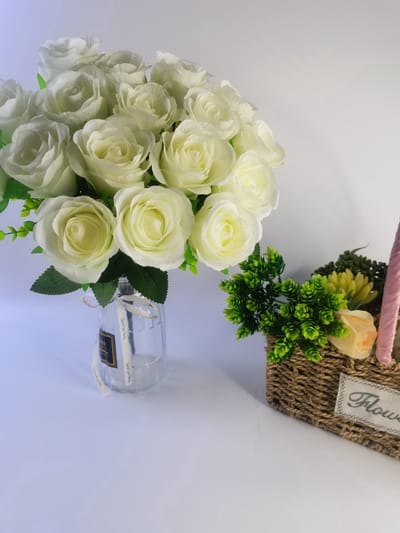 Bloemen - kunstbloemen - rozen - nepbloemen - kunstbloemen boeket - boeket