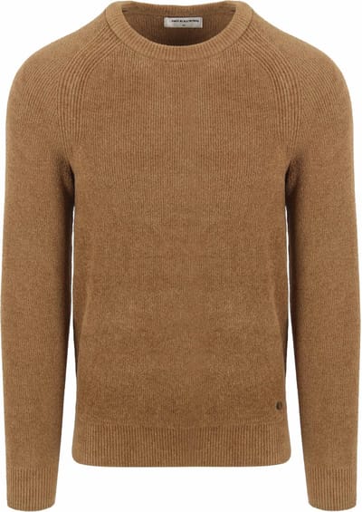 Pullover met ronde hals: Ribgebreide structuur en superzachte touch