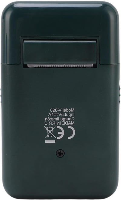 Elektrische Baardtrimmer - Gezichtshaar Trimmer - Persoonlijke Verzorging - Zwevende Mesjes Technologie - Compact Lichtgewicht - Groen