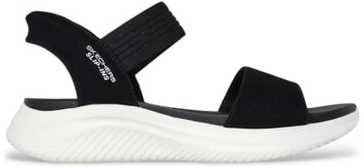 Skechers Slip-ins Ultra Flex 3.0 Summerville Zwarte sandalen