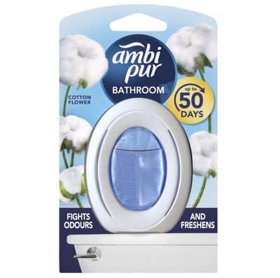 Ambi Pur Badkamer Luchtverfrisser - Petit Coin - Cotton Flower - Limited Edition - Set en go - Niet elektrisch - 50 dagen Frisheid