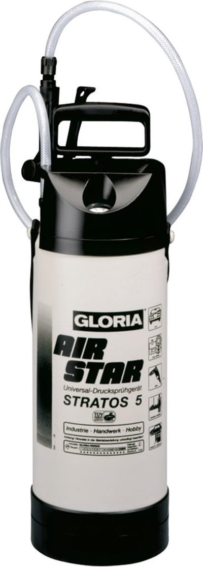 Gloria Pro 5 oliebestendige drukspuit 5 liter met Viton afdichtingen