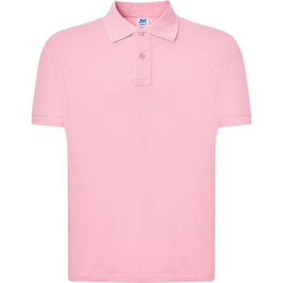 JHK Heren Pique Regular Poloshirt (Roze)