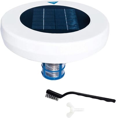 Efficiënte Zonne-energie Zwembad Ionisator voor Boven Grond Zwembaden - Verminder Chloorgebruik met 80% en Verbeter Waterkwaliteit