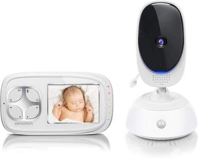 Babyfoon met Camera - Baby Monitor - Baby Bewaken - Pan en Zoom - 2.8 Inch Scherm - Wit