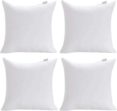 Kussen Inzetstukken - Sierkussen Vulling - Decoratie Bank - Hypoallergeen Polyester - 40 x 40 cm - Wit