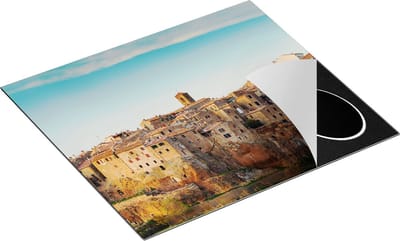 Chefcare Inductie Beschermer Oude Stad in Toscane, Italië - 60x50 cm - Afdekplaat Inductie - Kookplaat Beschermer - Inductie Mat