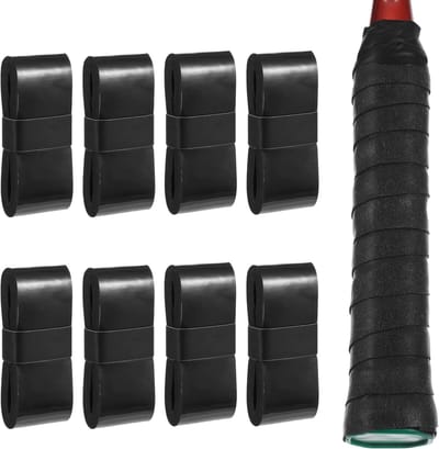 8 Stuks Zelfklevende Tennis Racket Grip Tape, Voorzien van Antislip en Zweetabsorberend Materiaal voor Tennis, Badminton en Golf Clubs
