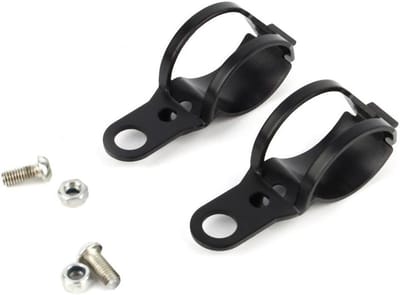 Montagebeugels voor indicatoren, 2 stuks, klemhouder, vorkhouder, 30 mm, metalen constructie, universeel en duurzaam