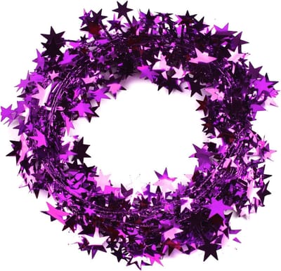Cosensi - Kerstboom lamettaslinger 22,5m - kerstdecoratie voor feest, Kerstmis, verjaardag