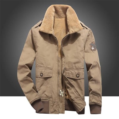 Herfst en Winter Nieuwe Katoengevoerde Heren Velvet Jas Casual en Warm Losse Grote Maat XXXXL