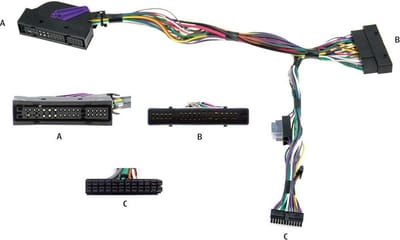 Kram Audio2Car Mercedes SL R230 MET Bose Sound system