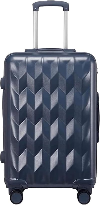 Bagage Koffer - Reiskoffer Trolley - Zakenreizen Reizen - Combinatieslot 360° wielen - 24 inch - Zwart