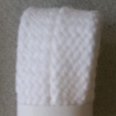 1 paar platte Witte schoenveters van 90cm