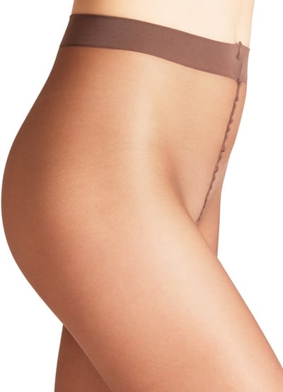 FALKE Pure Matt eenkleurig materiaal transparant 20 DEN panty dames bruin - maat M