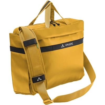 VAUDE Fietsenzak Business tas met laptopvak Mineo Commuter Briefcase Bike Bag Burnt Yellow Donkergeel