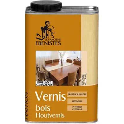 Les Anciens Ebenistes Vernis - Hoogglans - Neutraal - 1l