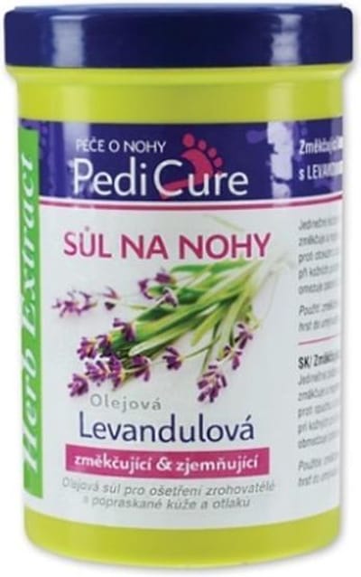 HERB EXTRACT® Pedicure Verzachtende Badzout met Lavendelolie - 420g