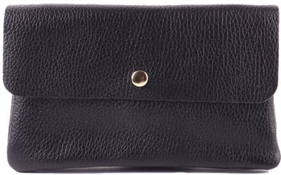 Giuliano lederen schoudertas Filou - Leer - Dames - Made in Italy - Zwart