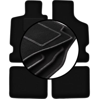 Complete set veloursmatten voor: Citroen Saxo hatchback (1996-2003)