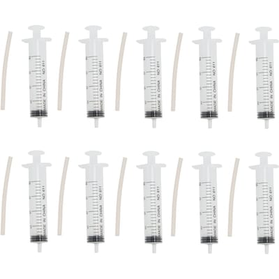 10 Pièces Distributeur de Seringue pour Médicament pour Animaux de Compagnie Seringue d'Alimentation pour Oiseaux Pigeons Injecteur d'Alimentation pour Oiseaux white