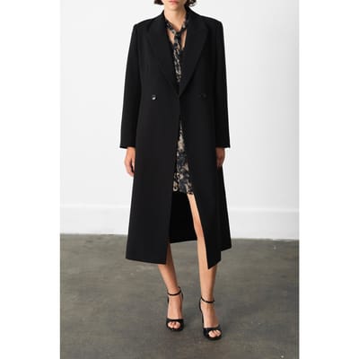 French Connection Azra Twill Structured Coat Black Maat: 6 | Blazers Outlet | Dames | Zwart