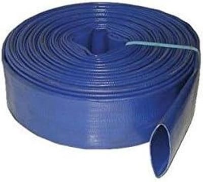 Platte Slang - Waterleiding Slang - Tuin Besproeien - Hoge Kwaliteit - 40 mm x 50 M - Blauw