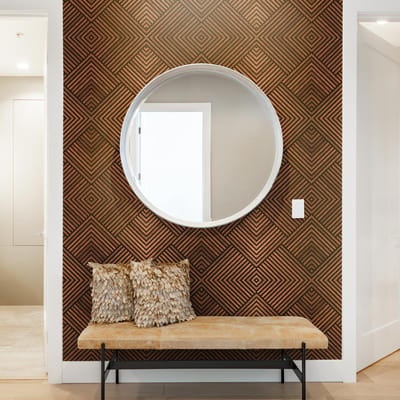 Zelfklevende vinyl muurbekleding op rol per meter - Muursticker met houtnerfmotief - MODERN DONKER - 60x200cm