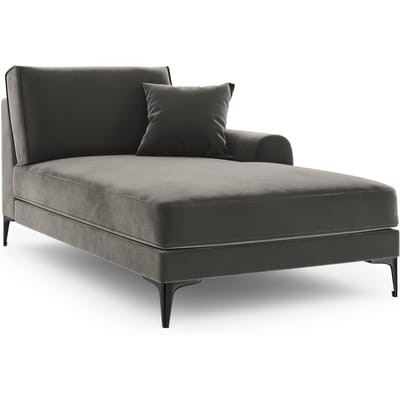 Chaise longue Madara rechts velvet | Mazzini Sofas
