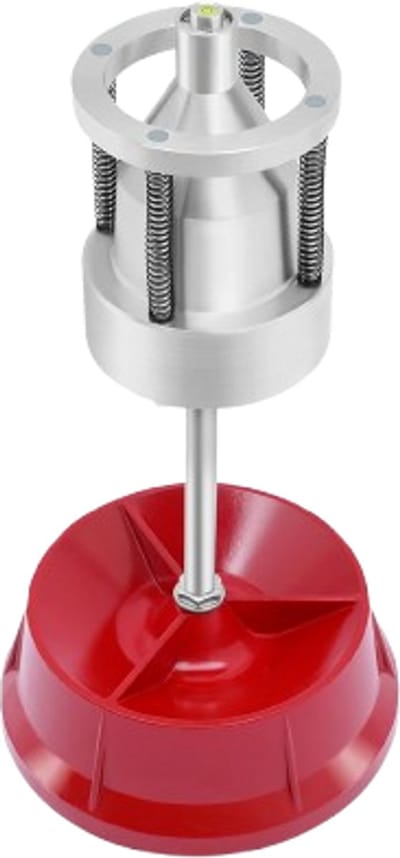 Velori Wiel Balancer - Draagbare Bandenbalancer - Wiel Balanceermachine - Hub Balancer voor Auto & Lichte Vrachtwagen - 1-4 Inch Naaf - Rood