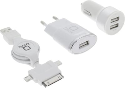 USB laadset universeel wit