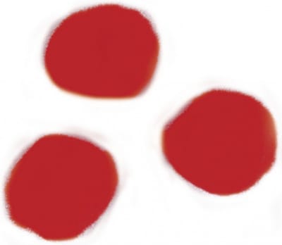 Rayher Hobby knutsel pompons - 15 mm - rood - 60x stuks - vormen/figuren/bolletjes