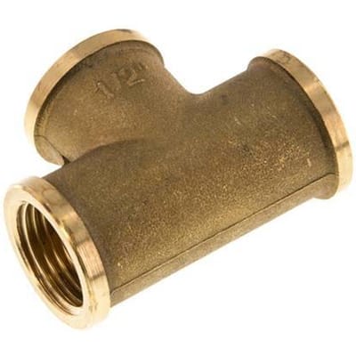 G 1/2'' Messing T-stuk 16 Bar