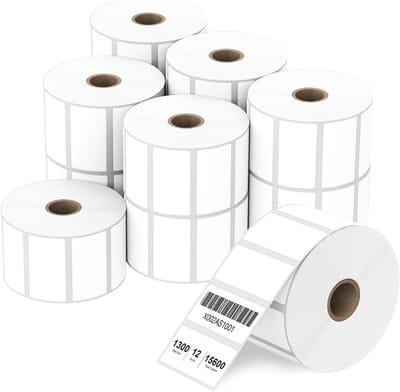 Direct Thermische Etiketten 2x2.5cm - Verzenden, Adres & Barcode Labels voor alle Thermische Printers