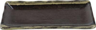 Zwart Rechthoekig Bord - Large Plates - 19.3 x 9.4cm