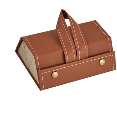 Multivak Zonnebrillen Organizer Opvouwbare Brillen Sieraden Opbergdoos Draagbare PU Leer Brillen